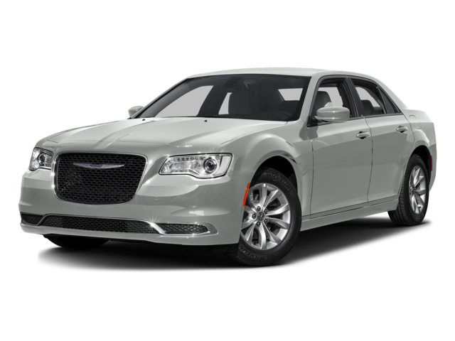 2016 Chrysler 300 Limited in Bright White Clearcoat — front three-quarter view