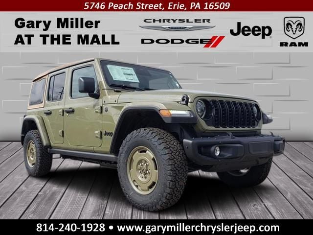 2026 Jeep Wrangler WRANGLER 4-DOOR WILLYS '41 in 41 Exterior Paint — front three-quarter view