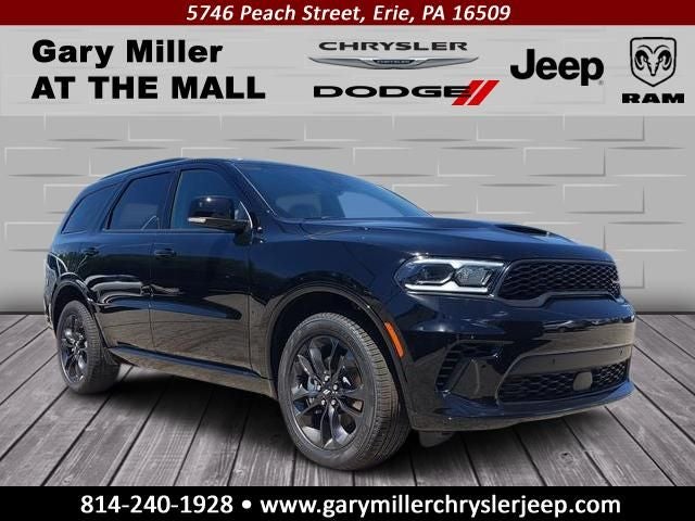 2026 Dodge Durango DURANGO GT PLUS AWD in Diamond Black Clear-Coat Exterior Paint — front three-quarter view