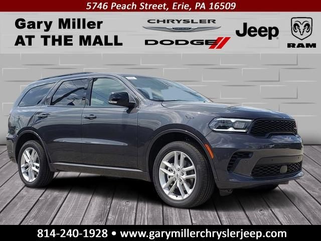 2026 Dodge Durango DURANGO GT PLUS AWD in Vapor Gray Exterior Paint — front three-quarter view