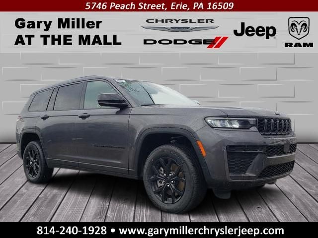 2026 Jeep Grand Cherokee GRAND CHEROKEE L LAREDO ALTITUDE 4X4 in Baltic Gray Metallic Clear-Coat Exterior Paint — front three-quarter view