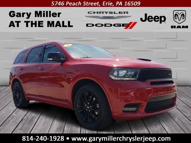 2020 Dodge Durango R/T AWD in Redline 2 Coat Pearl — front three-quarter view