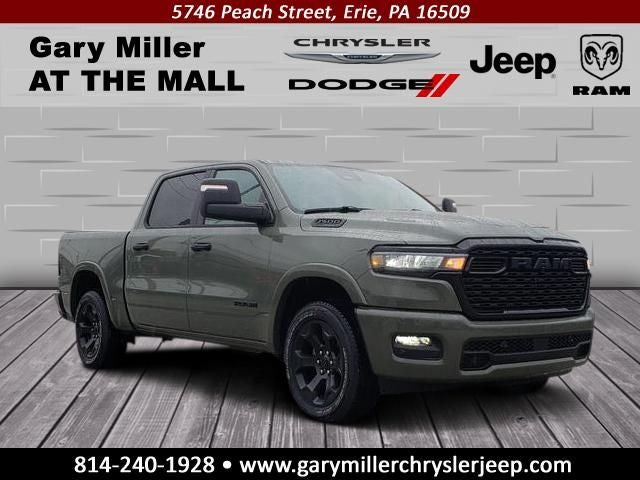 2026 RAM Ram 1500 RAM 1500 BIG HORN CREW CAB 4X4 5'7' BOX in Canyon Lake Exterior Paint — front three-quarter view
