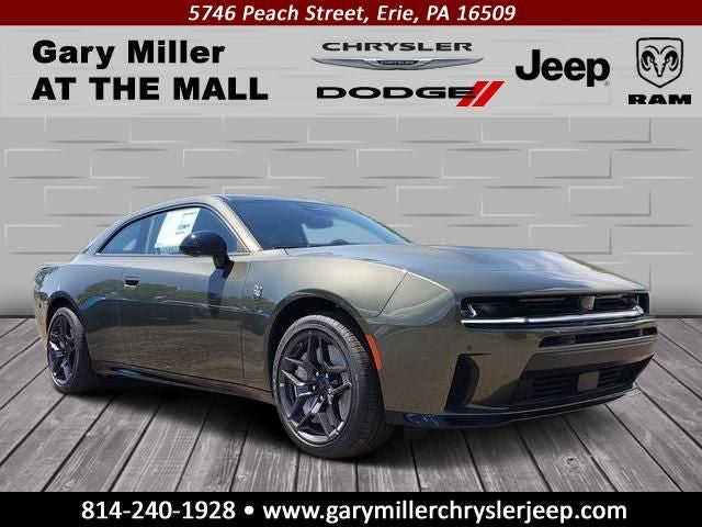 2026 Dodge Charger CHARGER SCAT PACK PLUS 2-DOOR AWD in Green Machine Exterior Paint — front three-quarter view