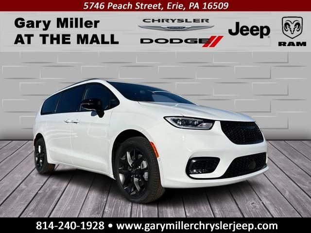 2026 Chrysler Pacifica PACIFICA SELECT AWD in Bright White Clear-Coat Exterior Paint — front three-quarter view