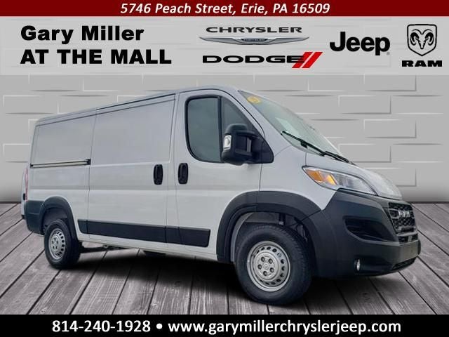 2025 RAM ProMaster 2500 Cargo Van Tradesman Low Roof 136' WB w/Pass Seat in Bright White Clearcoat — front three-quarter view