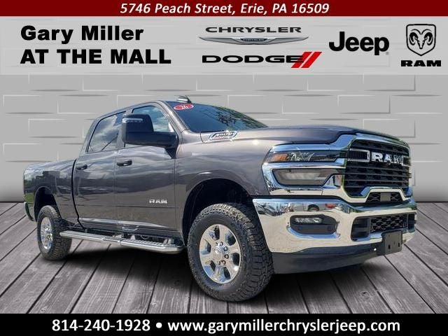 2026 RAM 2500 Big Horn Crew Cab 4x4 6'4' Box in Crystal Metallic — front three-quarter view