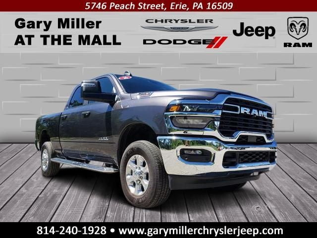 2026 RAM 2500 Big Horn Crew Cab 4x4 6'4' Box in Crystal Metallic — front three-quarter view
